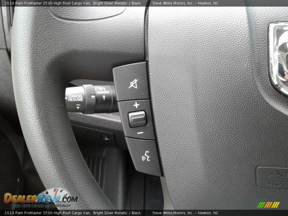 2019 Ram ProMaster 3500 High Roof Cargo Van Bright Silver Metallic / Black Photo #14