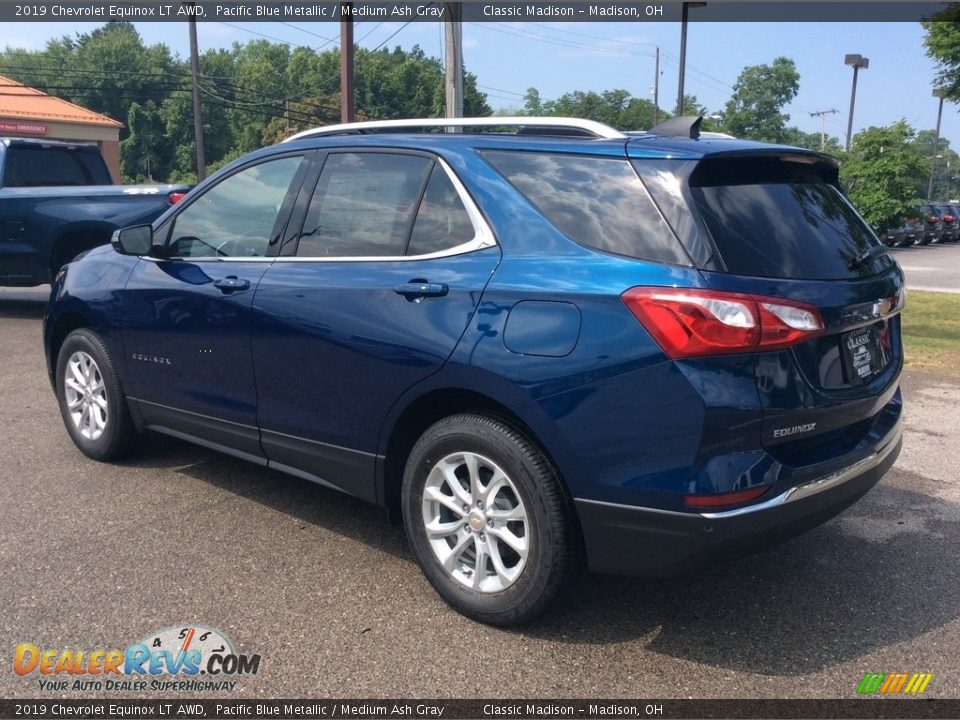 2019 Chevrolet Equinox LT AWD Pacific Blue Metallic / Medium Ash Gray Photo #5