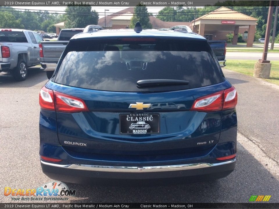 2019 Chevrolet Equinox LT AWD Pacific Blue Metallic / Medium Ash Gray Photo #6