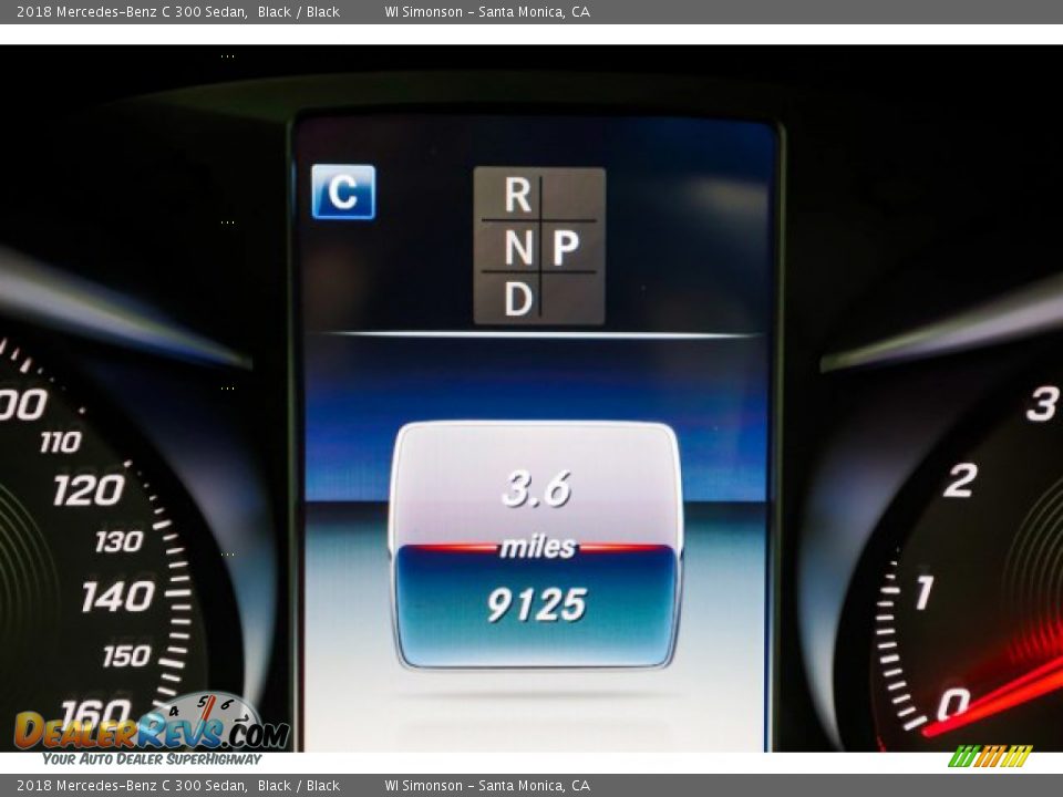 2018 Mercedes-Benz C 300 Sedan Black / Black Photo #27