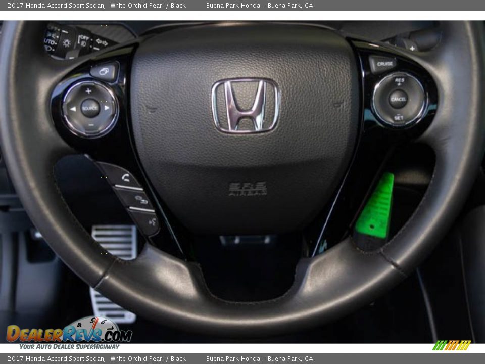2017 Honda Accord Sport Sedan White Orchid Pearl / Black Photo #14