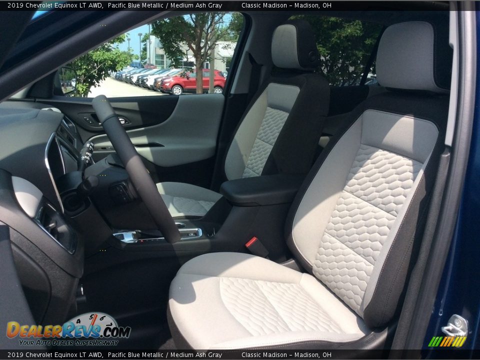 2019 Chevrolet Equinox LT AWD Pacific Blue Metallic / Medium Ash Gray Photo #10