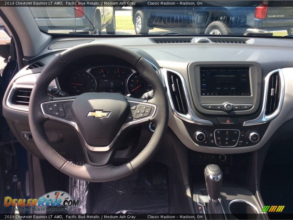 2019 Chevrolet Equinox LT AWD Pacific Blue Metallic / Medium Ash Gray Photo #12