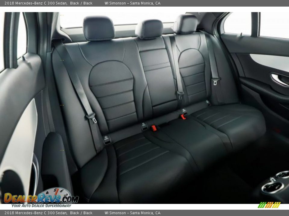 2018 Mercedes-Benz C 300 Sedan Black / Black Photo #34
