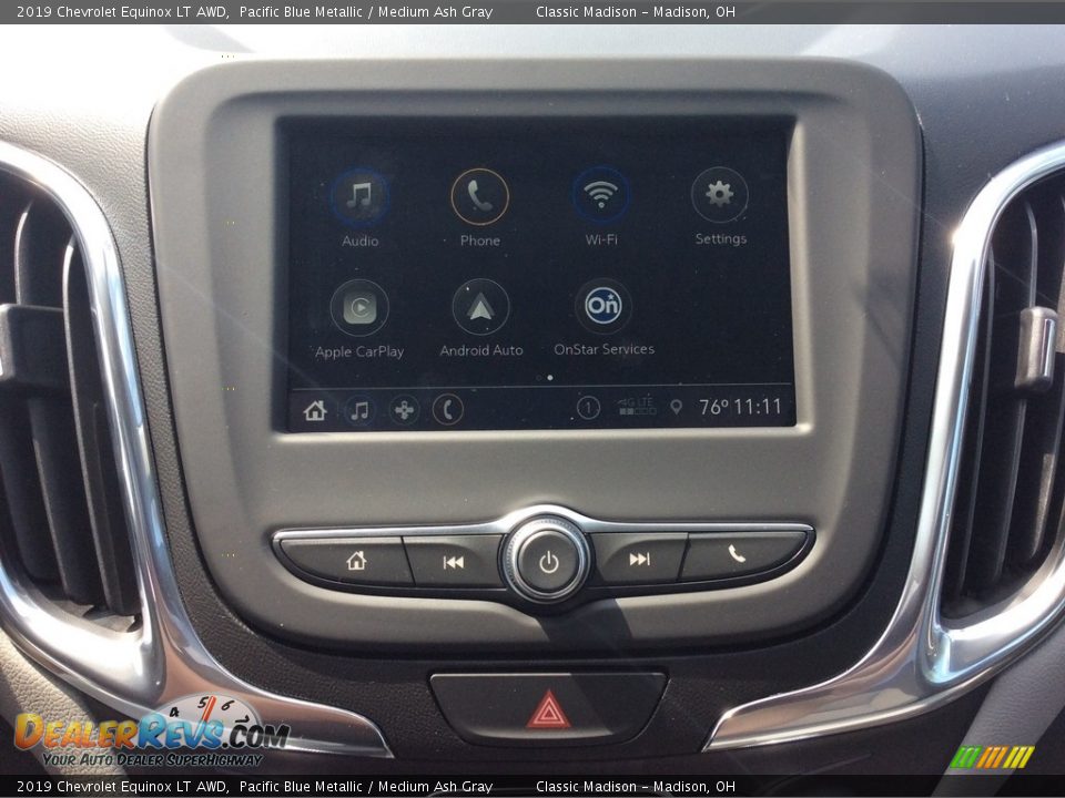 2019 Chevrolet Equinox LT AWD Pacific Blue Metallic / Medium Ash Gray Photo #15