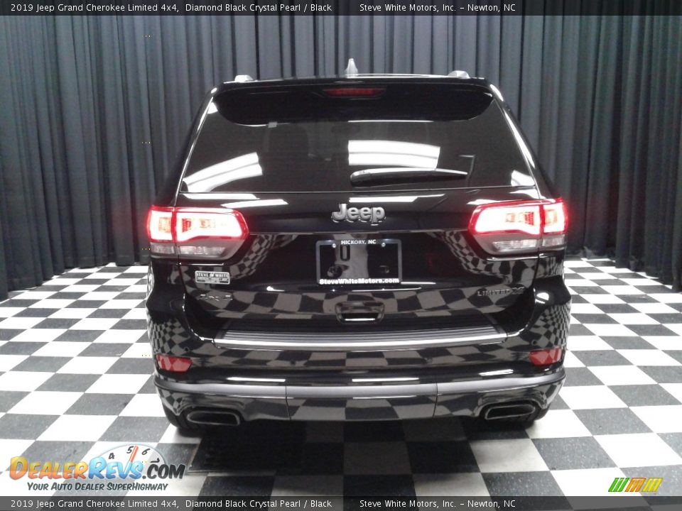 2019 Jeep Grand Cherokee Limited 4x4 Diamond Black Crystal Pearl / Black Photo #7