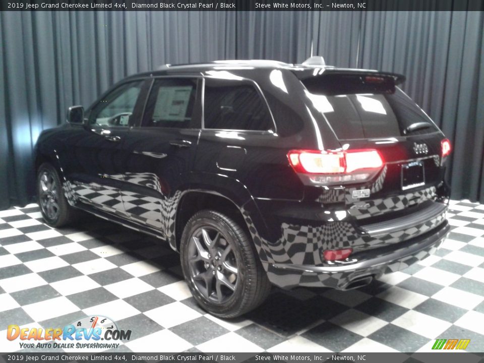 2019 Jeep Grand Cherokee Limited 4x4 Diamond Black Crystal Pearl / Black Photo #8