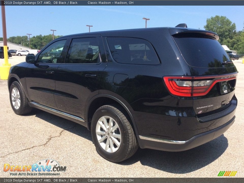 2019 Dodge Durango SXT AWD DB Black / Black Photo #5