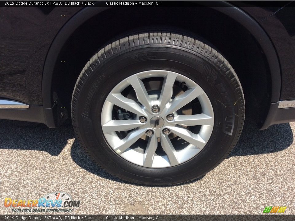 2019 Dodge Durango SXT AWD DB Black / Black Photo #7