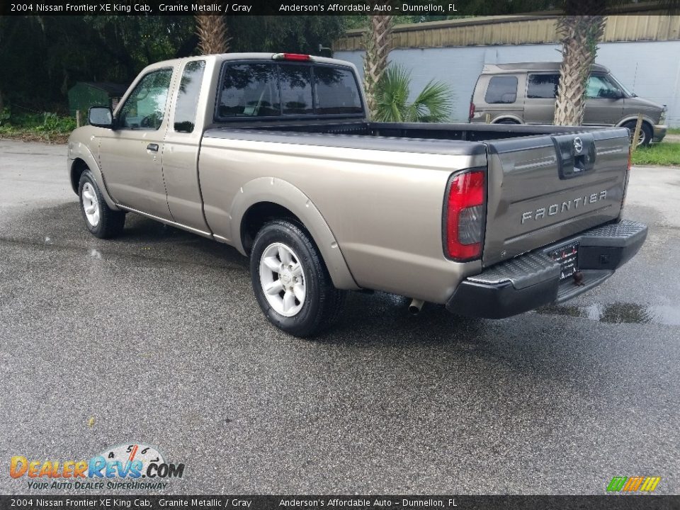 2004 Nissan Frontier XE King Cab Granite Metallic / Gray Photo #5