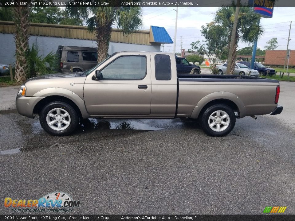 2004 Nissan Frontier XE King Cab Granite Metallic / Gray Photo #6