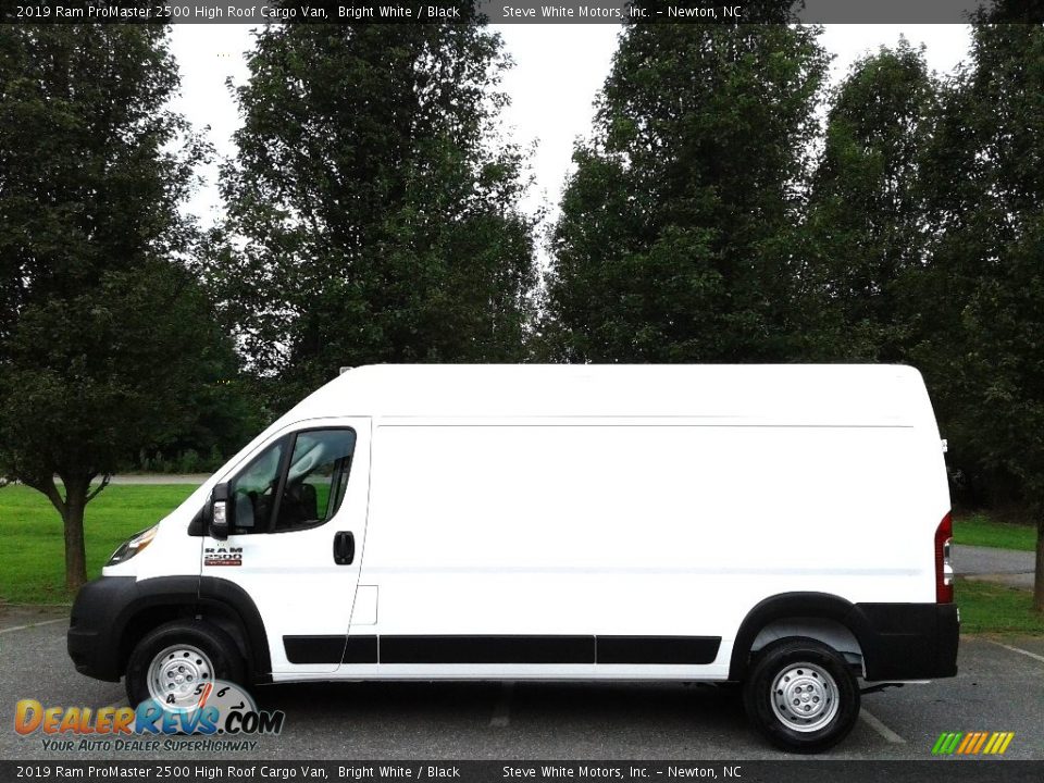 2019 Ram ProMaster 2500 High Roof Cargo Van Bright White / Black Photo #1