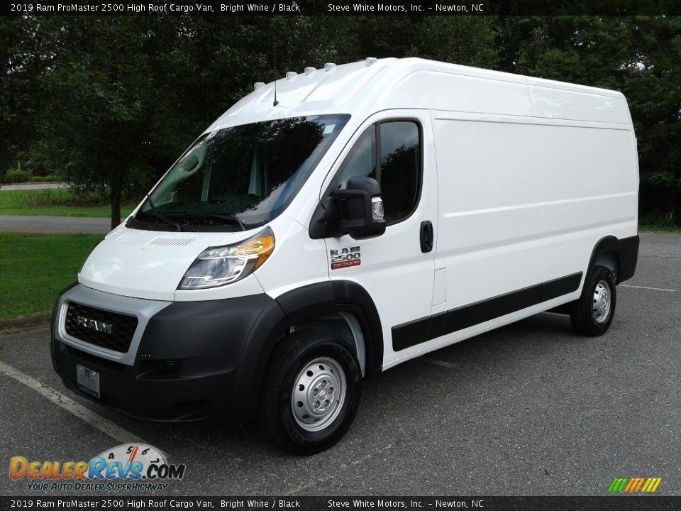 2019 Ram ProMaster 2500 High Roof Cargo Van Bright White / Black Photo #2