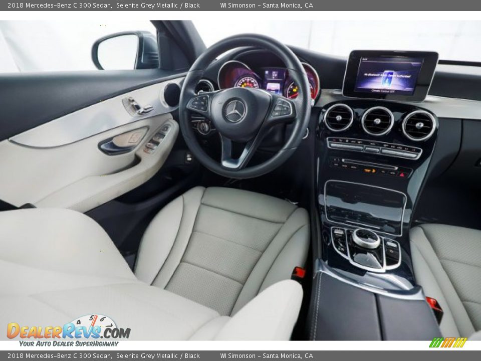 2018 Mercedes-Benz C 300 Sedan Selenite Grey Metallic / Black Photo #29