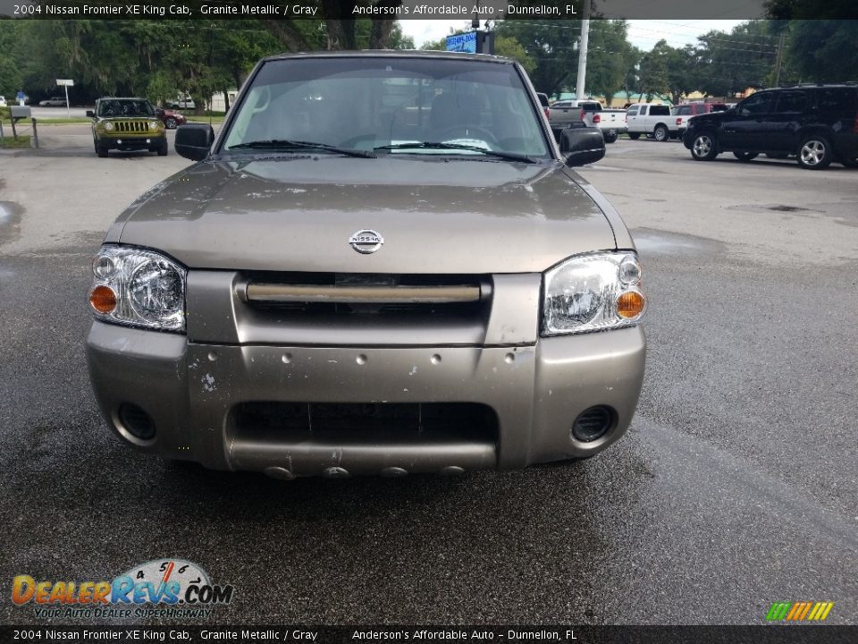 2004 Nissan Frontier XE King Cab Granite Metallic / Gray Photo #8