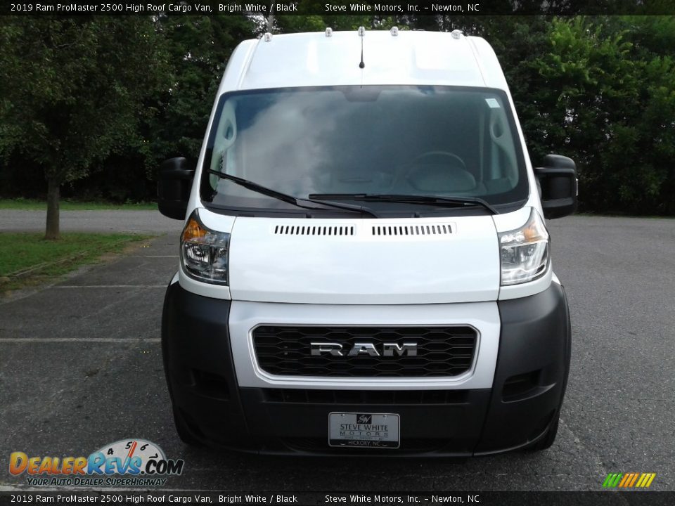 2019 Ram ProMaster 2500 High Roof Cargo Van Bright White / Black Photo #3