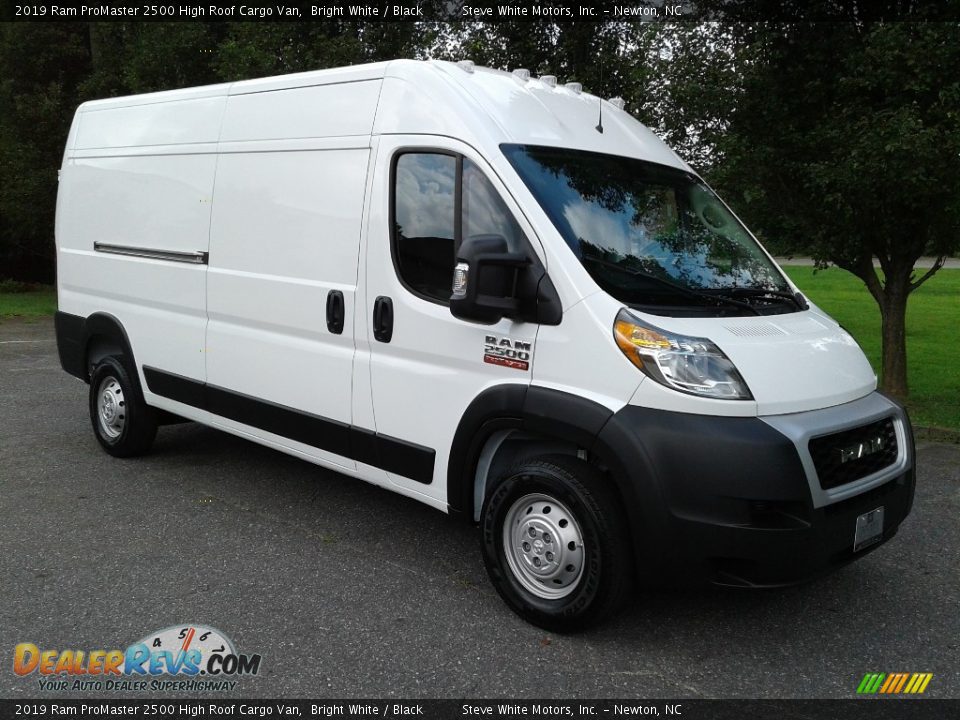 2019 Ram ProMaster 2500 High Roof Cargo Van Bright White / Black Photo #4