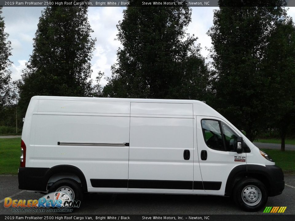 2019 Ram ProMaster 2500 High Roof Cargo Van Bright White / Black Photo #5