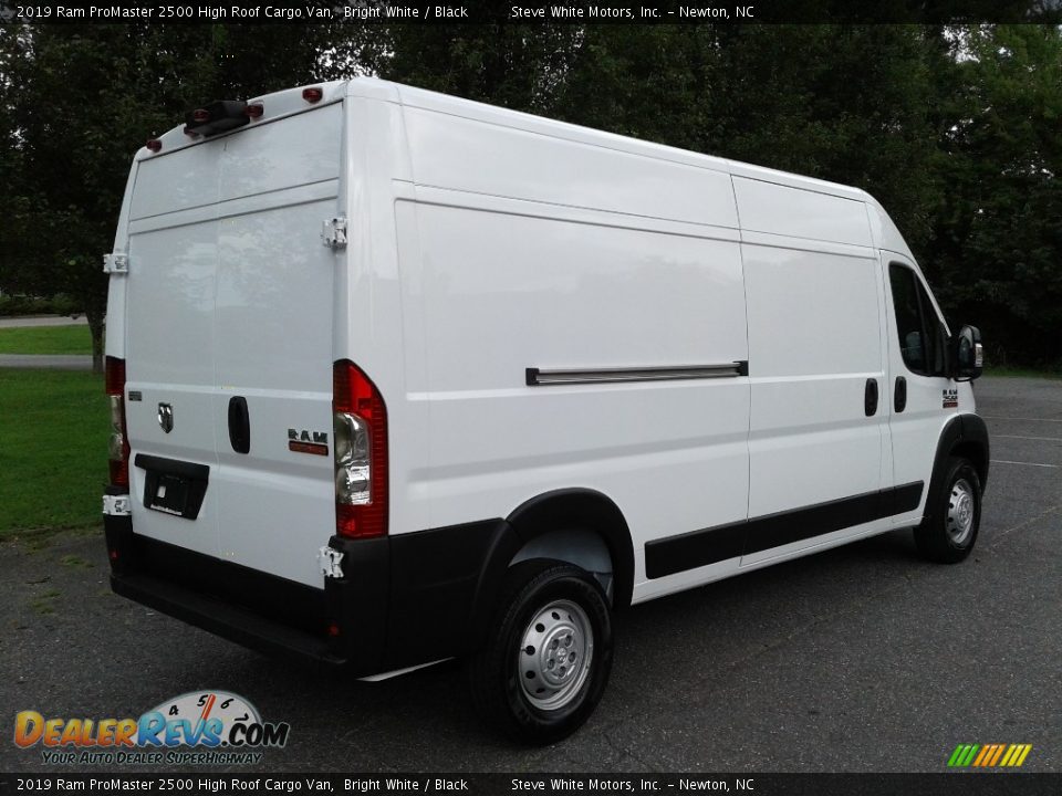 2019 Ram ProMaster 2500 High Roof Cargo Van Bright White / Black Photo #6