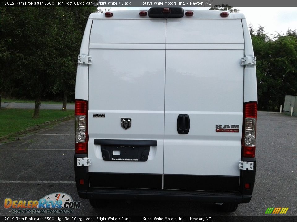 2019 Ram ProMaster 2500 High Roof Cargo Van Bright White / Black Photo #7