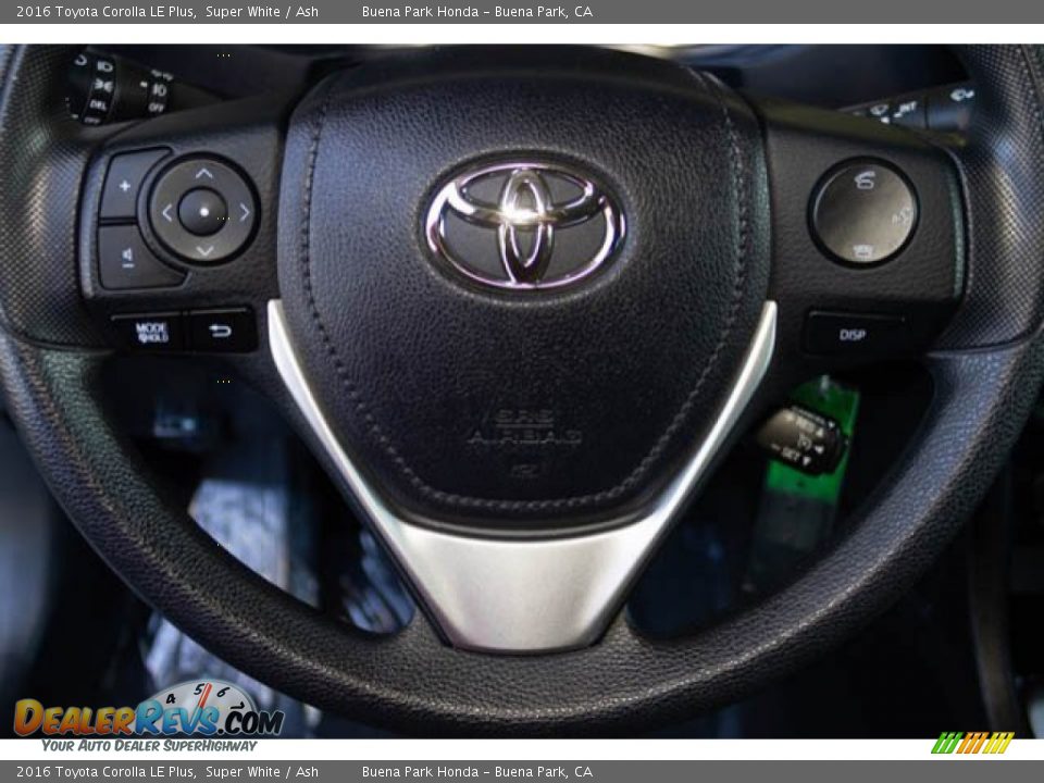 2016 Toyota Corolla LE Plus Super White / Ash Photo #14