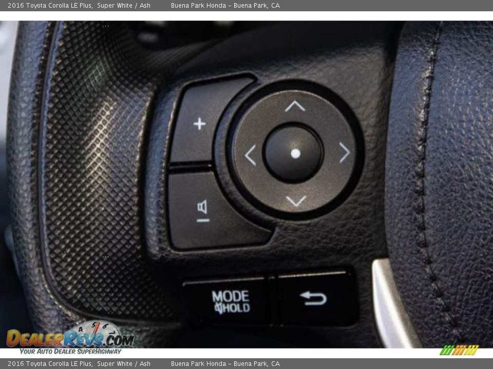 2016 Toyota Corolla LE Plus Super White / Ash Photo #15