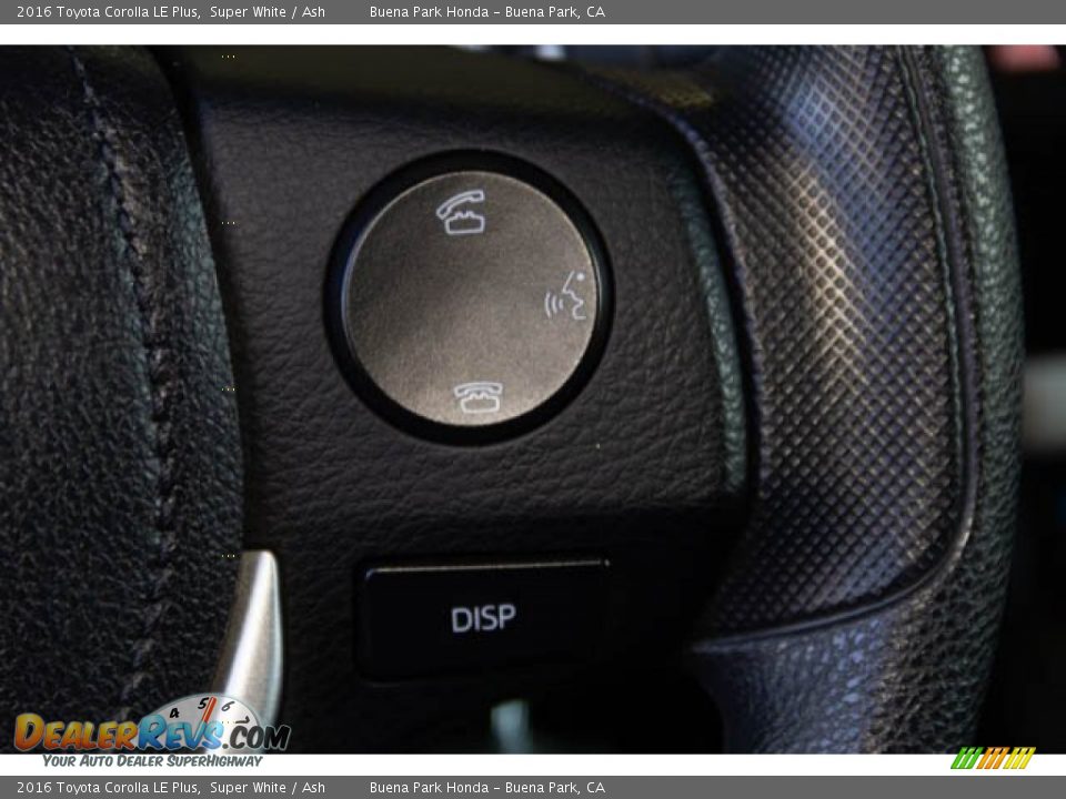 2016 Toyota Corolla LE Plus Super White / Ash Photo #16