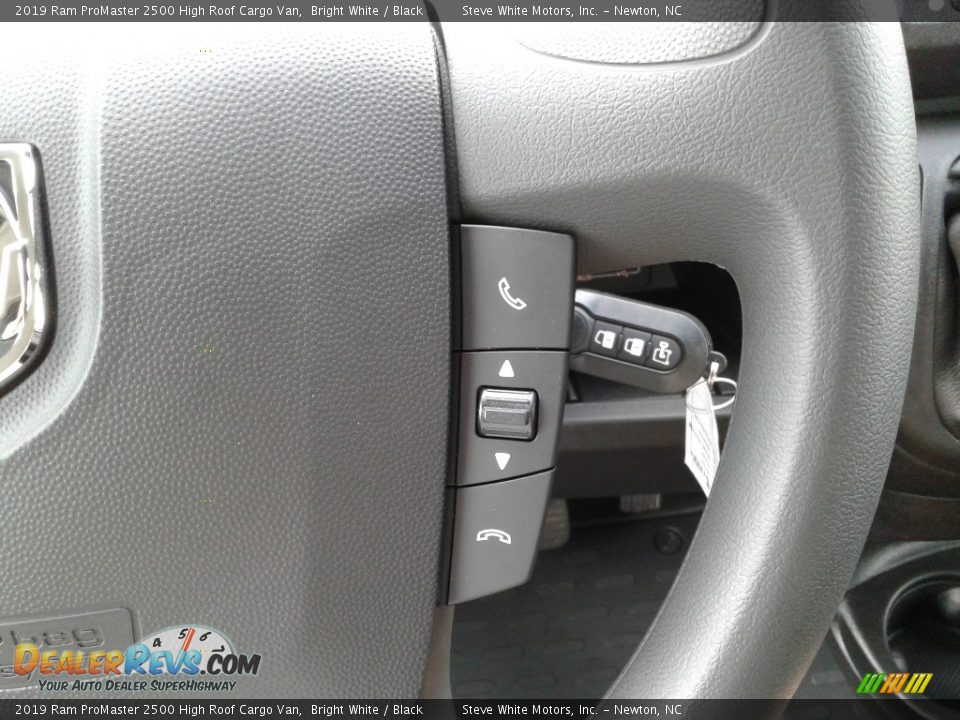 2019 Ram ProMaster 2500 High Roof Cargo Van Bright White / Black Photo #15