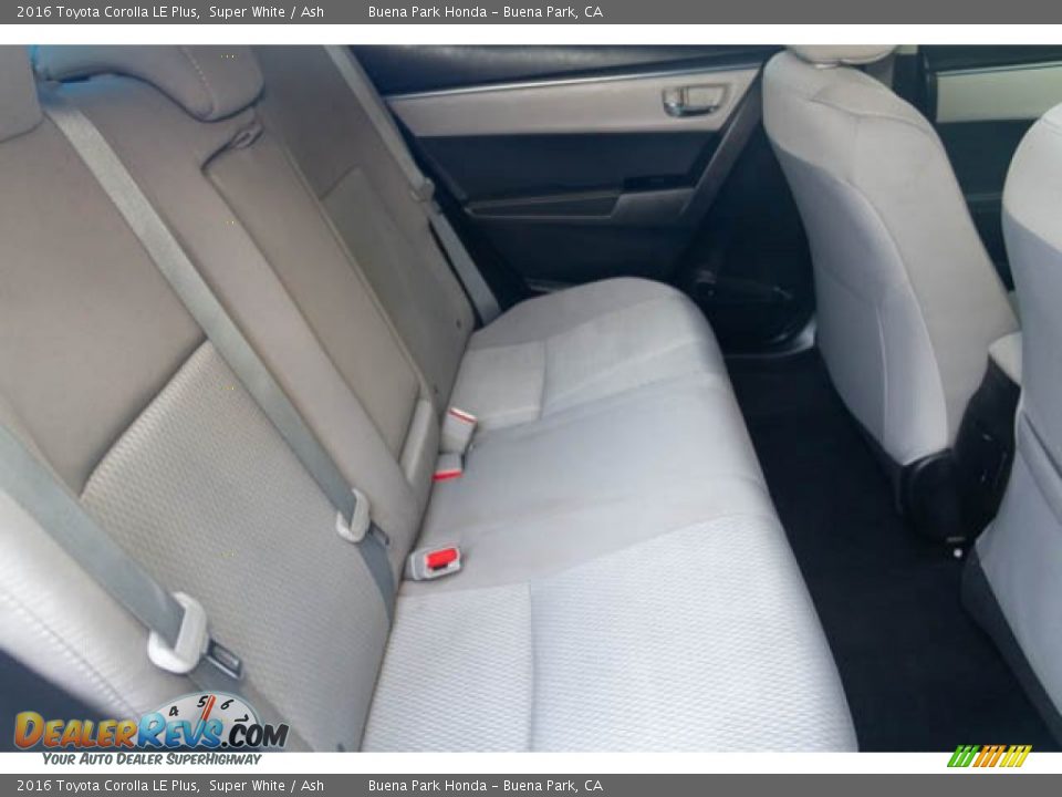 2016 Toyota Corolla LE Plus Super White / Ash Photo #21