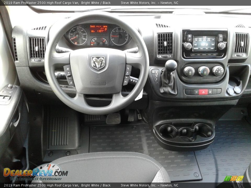 2019 Ram ProMaster 2500 High Roof Cargo Van Bright White / Black Photo #22