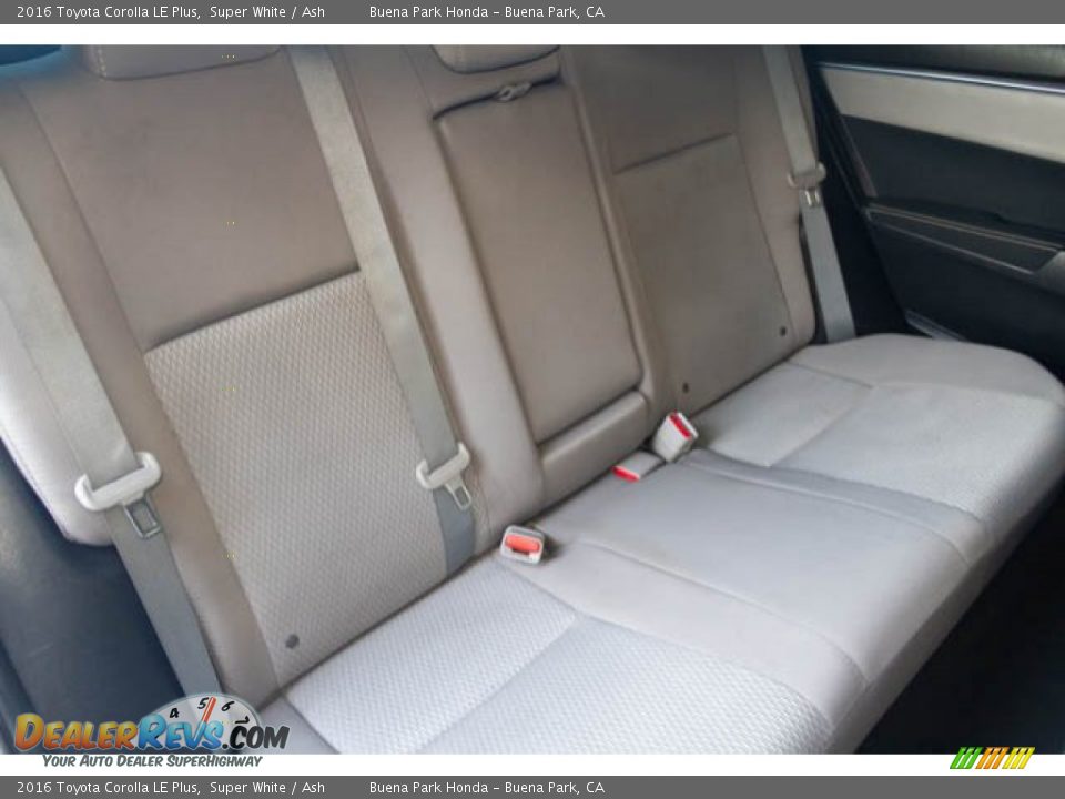 2016 Toyota Corolla LE Plus Super White / Ash Photo #22