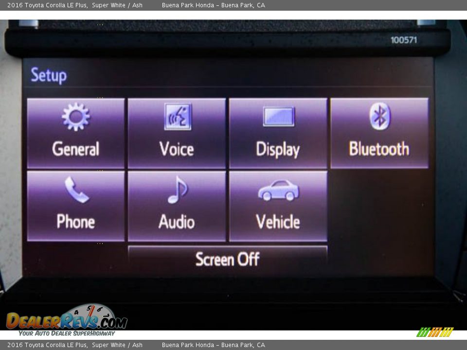 2016 Toyota Corolla LE Plus Super White / Ash Photo #25