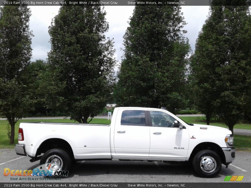 2019 Ram 3500 Big Horn Crew Cab 4x4 Bright White / Black/Diesel Gray Photo #5