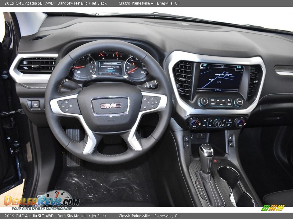 2019 GMC Acadia SLT AWD Dark Sky Metallic / Jet Black Photo #10
