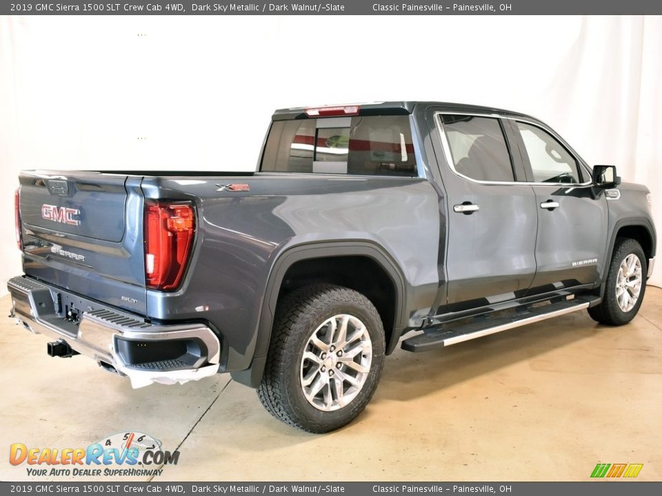 2019 GMC Sierra 1500 SLT Crew Cab 4WD Dark Sky Metallic / Dark Walnut/­Slate Photo #2
