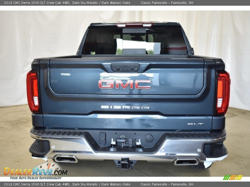 2019 GMC Sierra 1500 SLT Crew Cab 4WD Dark Sky Metallic / Dark Walnut/­Slate Photo #3