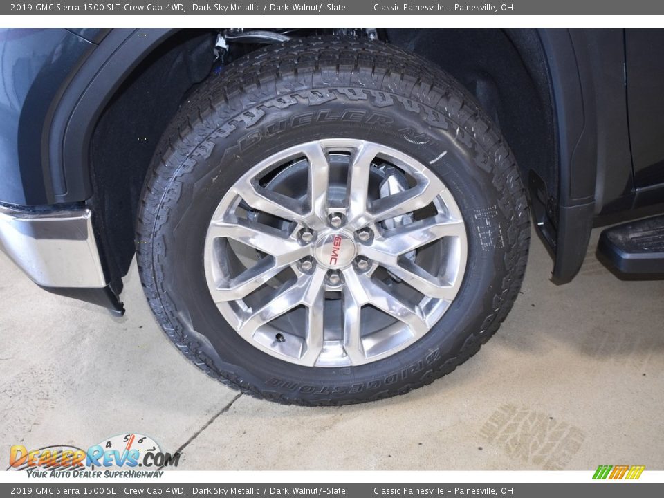 2019 GMC Sierra 1500 SLT Crew Cab 4WD Dark Sky Metallic / Dark Walnut/­Slate Photo #5
