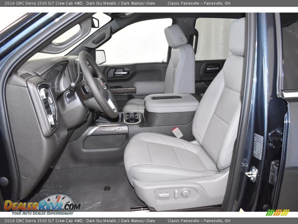 2019 GMC Sierra 1500 SLT Crew Cab 4WD Dark Sky Metallic / Dark Walnut/­Slate Photo #6