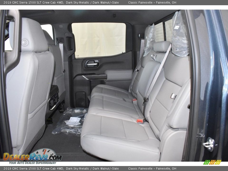 2019 GMC Sierra 1500 SLT Crew Cab 4WD Dark Sky Metallic / Dark Walnut/­Slate Photo #7