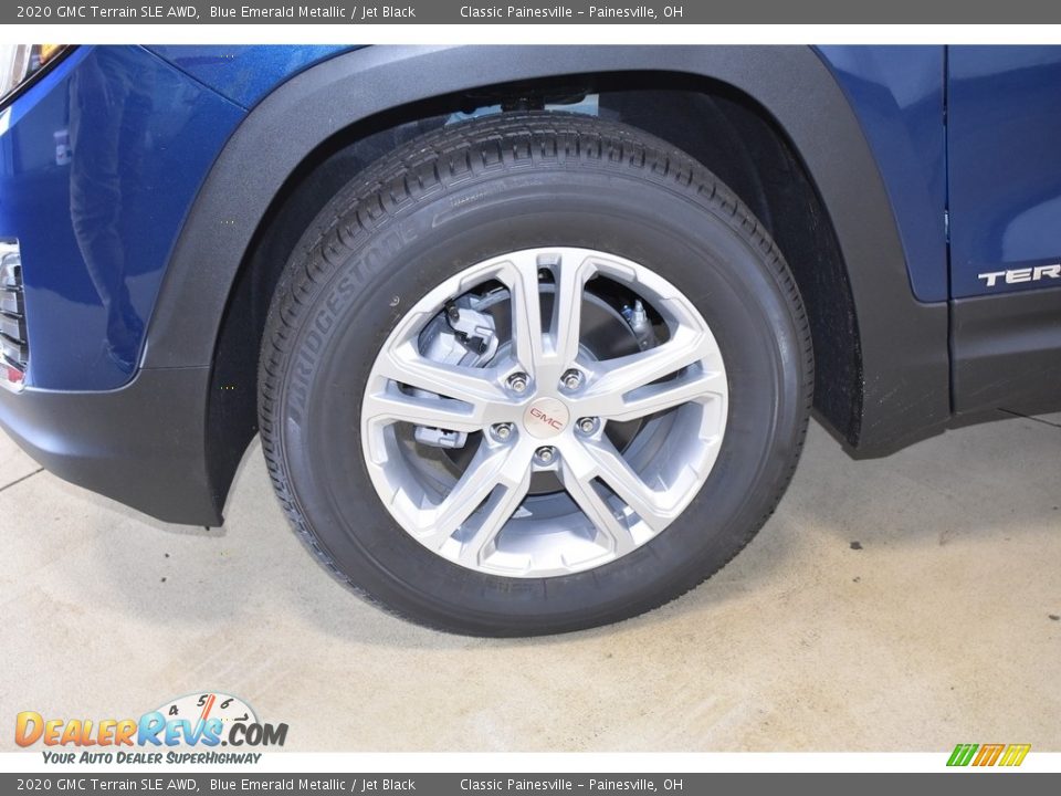 2020 GMC Terrain SLE AWD Blue Emerald Metallic / Jet Black Photo #5