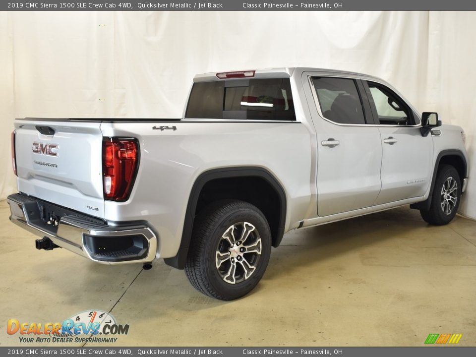 2019 GMC Sierra 1500 SLE Crew Cab 4WD Quicksilver Metallic / Jet Black Photo #2