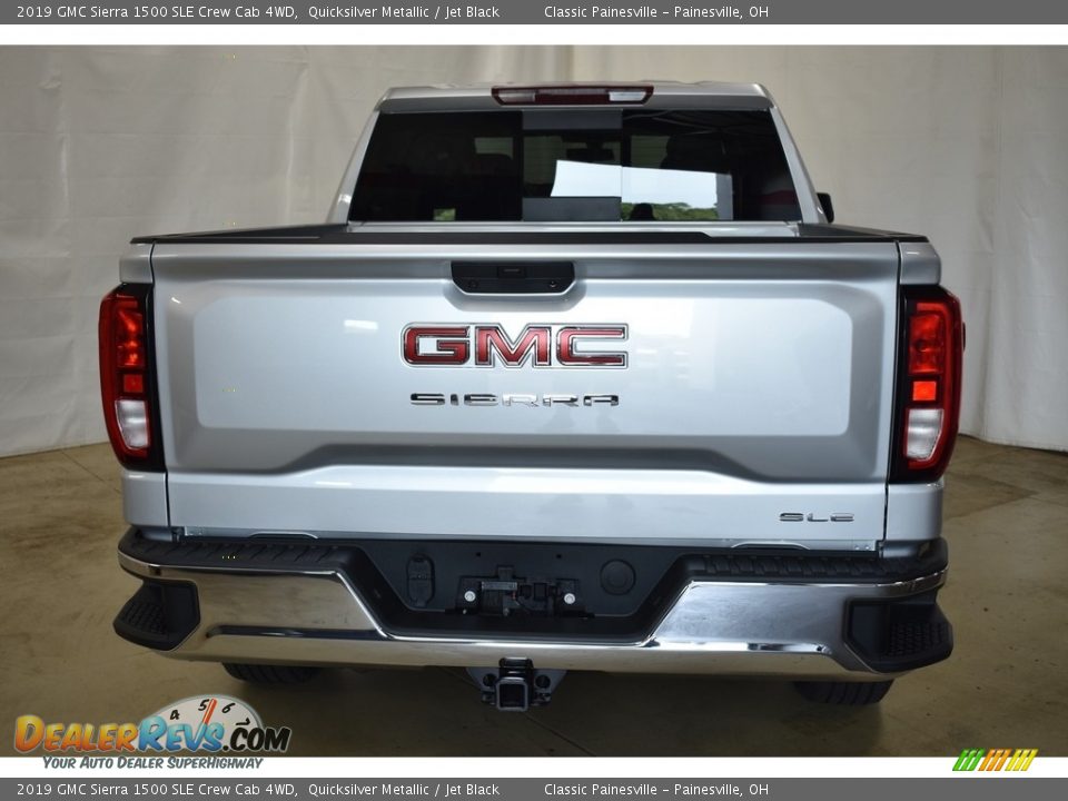 2019 GMC Sierra 1500 SLE Crew Cab 4WD Quicksilver Metallic / Jet Black Photo #3