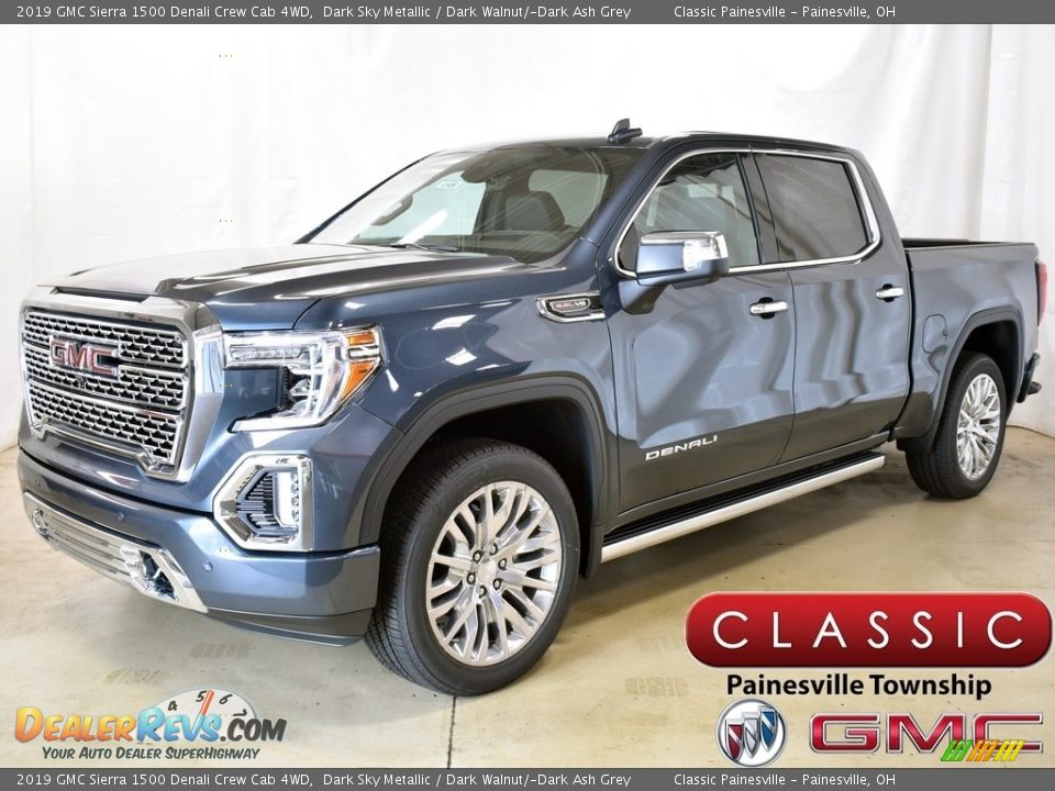 2019 GMC Sierra 1500 Denali Crew Cab 4WD Dark Sky Metallic / Dark Walnut/­Dark Ash Grey Photo #1