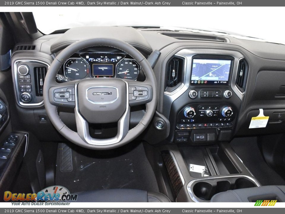 2019 GMC Sierra 1500 Denali Crew Cab 4WD Dark Sky Metallic / Dark Walnut/­Dark Ash Grey Photo #9