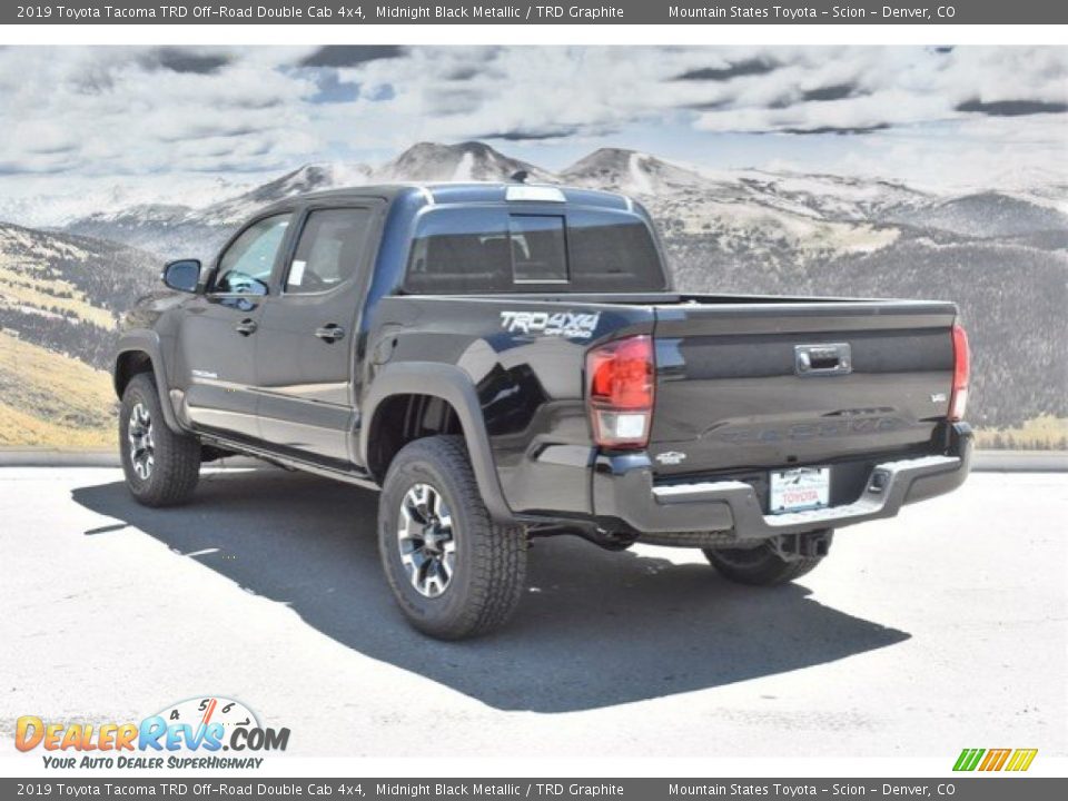 2019 Toyota Tacoma TRD Off-Road Double Cab 4x4 Midnight Black Metallic / TRD Graphite Photo #3