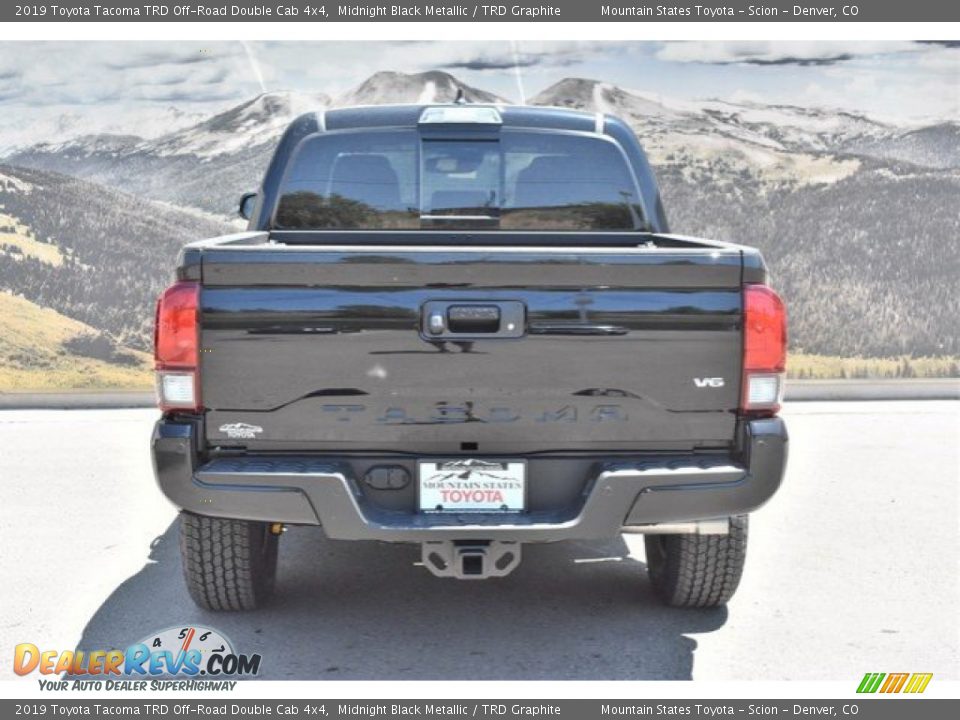 2019 Toyota Tacoma TRD Off-Road Double Cab 4x4 Midnight Black Metallic / TRD Graphite Photo #4