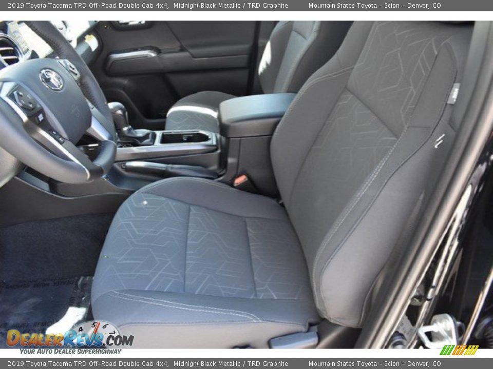 2019 Toyota Tacoma TRD Off-Road Double Cab 4x4 Midnight Black Metallic / TRD Graphite Photo #6