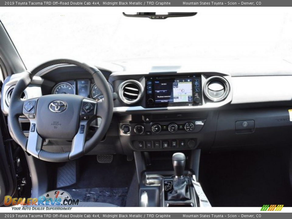 2019 Toyota Tacoma TRD Off-Road Double Cab 4x4 Midnight Black Metallic / TRD Graphite Photo #7