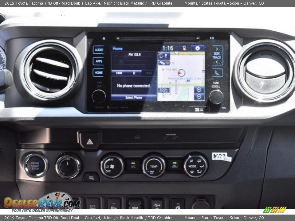 2019 Toyota Tacoma TRD Off-Road Double Cab 4x4 Midnight Black Metallic / TRD Graphite Photo #8