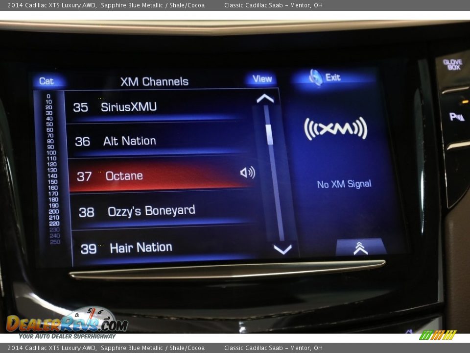 2014 Cadillac XTS Luxury AWD Sapphire Blue Metallic / Shale/Cocoa Photo #14